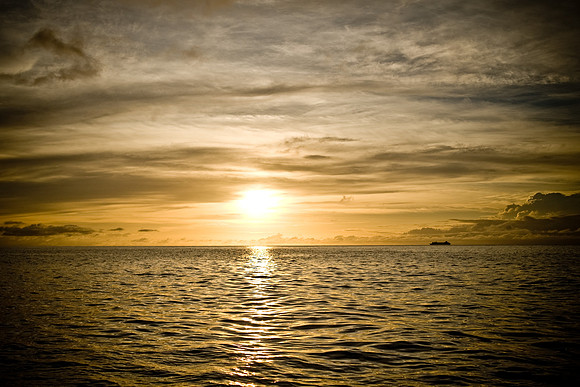 sunset.