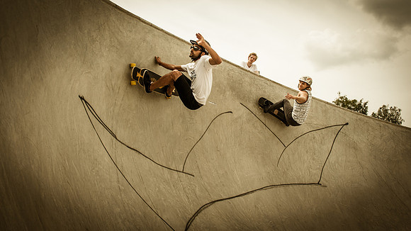 Lotfi Lamaali, Daniel Fisssmer, Bowl session, Loaded Boards, Eurostoke,