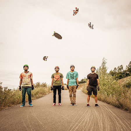 Ethan Cochard, Lotfi Lamaali, Daniel Fissmer, Adam Colton, Loaded Boards, Longboard