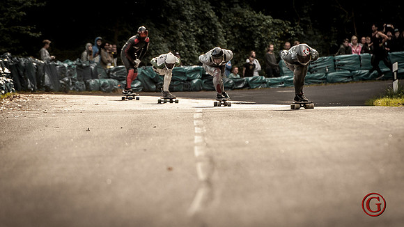 Leon Ritter, Jakob Raab, Matze Ebel, Sebastian Hertler, Longboard, downhill